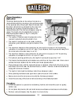 Предварительный просмотр 36 страницы Baileigh JP-1250-1.0 Operator'S Manual