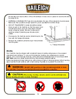 Preview for 17 page of Baileigh JP-1250 Operator'S Manual