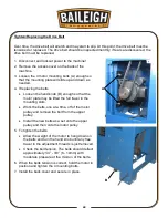 Preview for 46 page of Baileigh JP-1250 Operator'S Manual