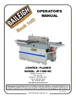 Baileigh JP-1898-NC Operator'S Manual предпросмотр