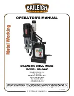 Baileigh MD-3500 Operator'S Manual preview