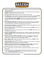 Preview for 9 page of Baileigh R-M10E Operator'S Manual