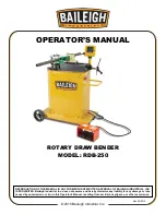 Предварительный просмотр 1 страницы Baileigh RDB-250 Operator'S Manual