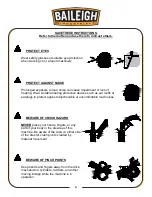 Предварительный просмотр 8 страницы Baileigh RDB-250 Operator'S Manual