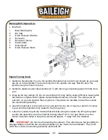 Предварительный просмотр 42 страницы Baileigh RDB-250 Operator'S Manual