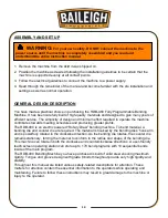 Preview for 16 page of Baileigh RDB-480 Operator'S Manual