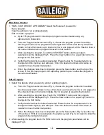 Preview for 22 page of Baileigh RDB-480 Operator'S Manual