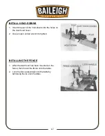 Предварительный просмотр 19 страницы Baileigh RTS-3012 Operator'S Manual