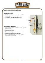 Предварительный просмотр 30 страницы Baileigh SH-8008HD Operator'S Manual