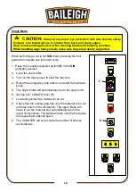 Предварительный просмотр 31 страницы Baileigh SH-8008HD Operator'S Manual