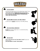 Предварительный просмотр 9 страницы Baileigh SS-2421-V2 Operator'S Manual