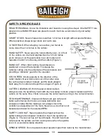 Предварительный просмотр 13 страницы Baileigh SS-2421-V2 Operator'S Manual