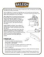 Предварительный просмотр 14 страницы Baileigh SS-2421-V2 Operator'S Manual