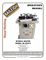 Baileigh SS-3528-S Operator'S Manual предпросмотр