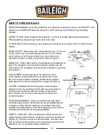 Предварительный просмотр 14 страницы Baileigh SS-3528-S Operator'S Manual