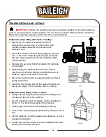 Предварительный просмотр 18 страницы Baileigh SS-3528-S Operator'S Manual