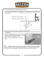 Preview for 27 page of Baileigh STS-14120DRO Operator'S Manual