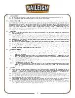 Preview for 6 page of Baileigh TN-800 Operator'S Manual