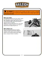 Preview for 46 page of Baileigh TS-1044H Operator'S Manual