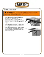 Preview for 22 page of Baileigh TS-1248P Operator'S Manual