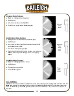 Preview for 34 page of Baileigh TS-1248P Operator'S Manual