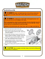 Preview for 36 page of Baileigh TS-1248P Operator'S Manual