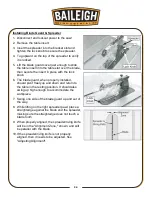 Preview for 38 page of Baileigh TS-1248P Operator'S Manual