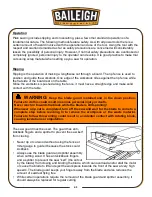 Preview for 45 page of Baileigh TS-1248P Operator'S Manual