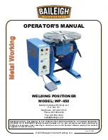 Baileigh WP-450 Operator'S Manual preview