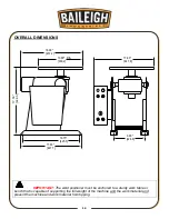 Preview for 16 page of Baileigh WP-450 Operator'S Manual