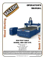 Preview for 1 page of Baileigh WR-105V-ATC Operator'S Manual