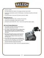 Preview for 47 page of Baileigh WR-84V-ATC Operator'S Manual