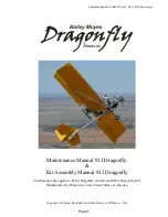 Preview for 2 page of Bailey Moyes 912 Dragonfly Maintenance Manual