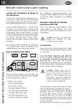 Preview for 20 page of Bailey Approach Advance 615 2017 Owner'S Manual