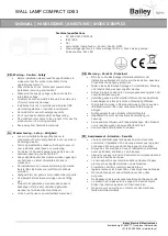 Bailey Compact GX53 Quick Start Manual preview