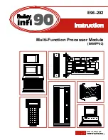 Предварительный просмотр 1 страницы Bailey IMMFP02 Instructions Manual