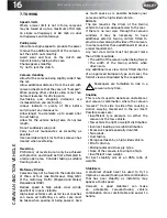 Предварительный просмотр 28 страницы Bailey Unicorn III 2014 Owner'S Manual