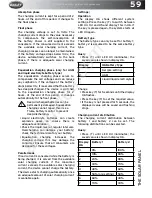 Предварительный просмотр 71 страницы Bailey Unicorn III 2014 Owner'S Manual
