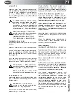Предварительный просмотр 89 страницы Bailey Unicorn III 2014 Owner'S Manual