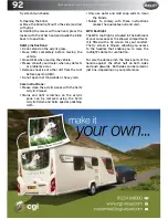 Предварительный просмотр 104 страницы Bailey Unicorn III 2014 Owner'S Manual