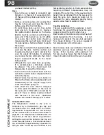 Предварительный просмотр 110 страницы Bailey Unicorn III 2014 Owner'S Manual