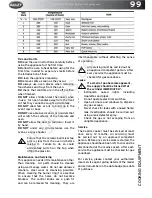Предварительный просмотр 111 страницы Bailey Unicorn III 2014 Owner'S Manual