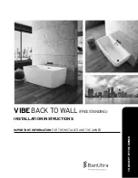 BainUltra VIBE BACK TO WALL Installation Instructions Manual preview