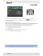Preview for 19 page of Baird TI2405DVDACj User Manual