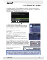 Preview for 21 page of Baird TI2405DVDACj User Manual