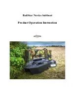 Preview for 1 page of Baitstar Novice baitboat Product Operation Instruction