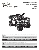 Baja motorsports AT250UT Assembly Manual preview