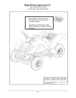 Preview for 8 page of Baja motorsports ATV 90 Setup Instructions