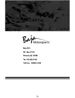 Preview for 76 page of Baja motorsports BA150-2 Owner'S Manual