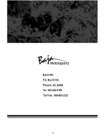 Preview for 29 page of Baja motorsports BE500 Owner'S Manual